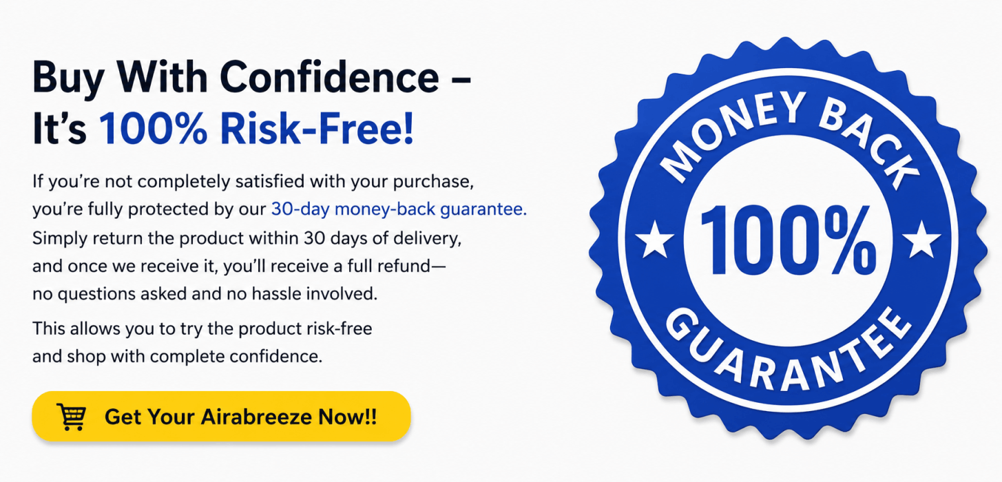 AiraBreeze 30-day money-back guarantee