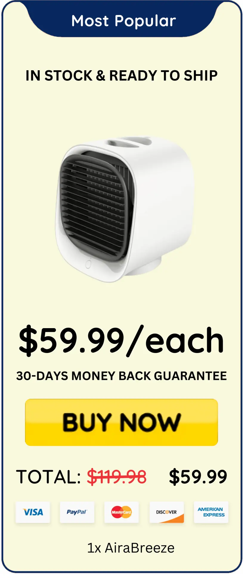 AiraBreeze single-unit package